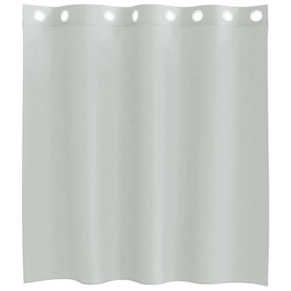 vidaXL Rideaux en voile avec &oelig;illets 2 pcs gris clair 140x140 cm