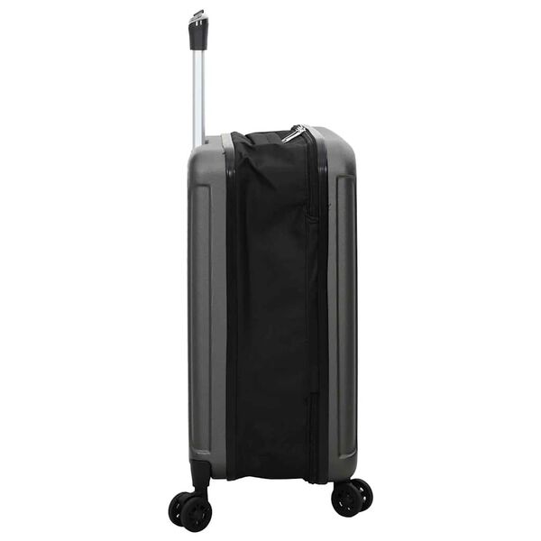 vidaXL Valise Gris foncé 34 x 23 x 55.5 cm Plastic ABS