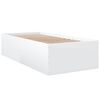 vidaXL Cadre de lit sans matelas blanc 90x200 cm