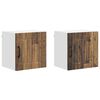 vidaXL Meuble mural LUCCA 2 pc Bois ancien Bois d'ing&eacute;nierie