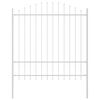vidaXL Clôture de jardin 8 pcs Blanc 170 x 215 cm