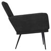 vidaXL Fauteuil Noir 62x79x79 cm Velours