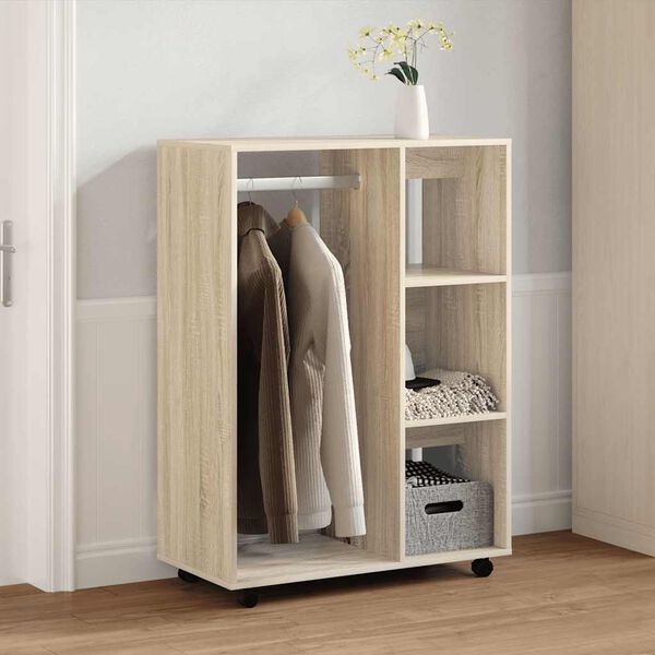 vidaXL Garde-robe Ch&ecirc;ne sonoma 80x40x110 cm Bois d&rsquo;ing&eacute;nierie