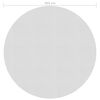vidaXL Film solaire de piscine flottant PE 455 cm Gris