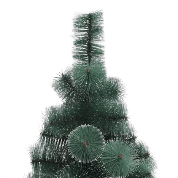 vidaXL Sapin de No&euml;l artificiel avec support Vert 240 cm PET