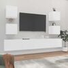 vidaXL Ensemble de meubles TV 6 pcs Blanc Bois d'ing&eacute;nierie