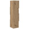 vidaXL Meuble d'angle Blanc 25,5x25x102cm Bois d'ing&eacute;nierie