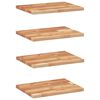 vidaXL &Eacute;tag&egrave;res flottantes 4 pcs 60x30x2 cm acacia massif &agrave; l'huile