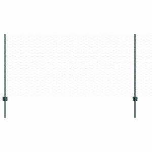 vidaXL Cl&ocirc;ture en fil soud&eacute; 10 x 1 m (l x h) Acier recouvert de PVC
