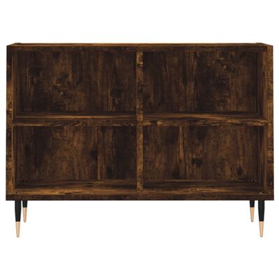 vidaXL Meuble TV chêne fumé 69,5x30x50 cm bois d'ingénierie