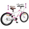 vidaXL V&eacute;lo pour Enfants 24 Pouces pour les 8-12 ans Rose