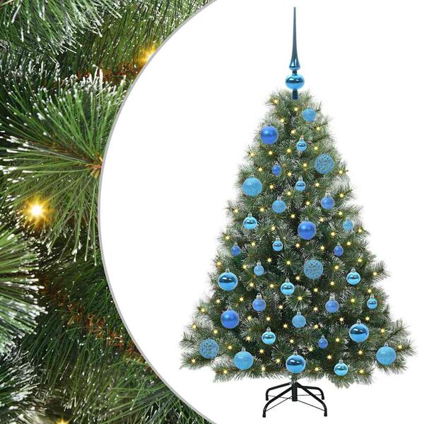 vidaXL Sapin de Noël artificiel avec 150 LED Vert 120 cm PE et PVC