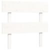 vidaXL Cadre de lit sans matelas blanc 90x200 cm bois de pin massif