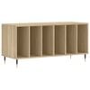 vidaXL Armoire &agrave; disques ch&ecirc;ne sonoma 100x38x48 cm bois d'ing&eacute;nierie