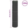 vidaXL Membrane anti-mauvaises herbes noir 0,5x150 m PP