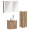 vidaXL Ensemble de mobilier de salle de bain 4 pc Ch&ecirc;ne artisanal
