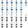 vidaXL Joueurs de baby-foot pour tige de 15,9 mm 22 pcs