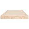 vidaXL Cadre de lit sans matelas 75x190 cm bois de pin massif