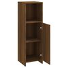 vidaXL Armoire de bain Ch&ecirc;ne marron 30x30x95 cm Bois d'ing&eacute;nierie