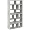 vidaXL Cloison de s&eacute;paration gris b&eacute;ton bois d'ing&eacute;nierie