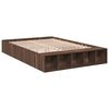 vidaXL Cadre de lit sans matelas ch&ecirc;ne marron 140x200 cm