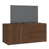 vidaXL Meuble TV Chêne marron 80x34x36 cm Bois d'ingénierie