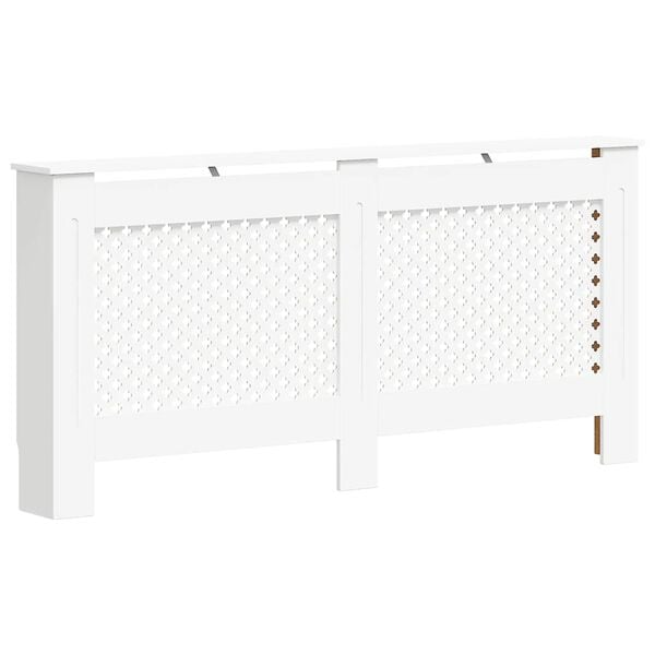 vidaXL Cache-radiateurs 2 pcs Blanc 172x19x81,5 cm MDF