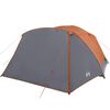 vidaXL Tente de camping avec porche 4 personnes orange imperméable