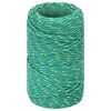 vidaXL Corde utilitaire polyvalente 2 mm 250 m Vert PP