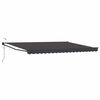 vidaXL Auvent r&eacute;tractable &eacute;lectrique Anthracite 4,5 &times; 3 m