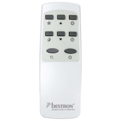 Bestron Climatiseur portable 3 en 1 à télécommande AAC9000 1010W Blanc