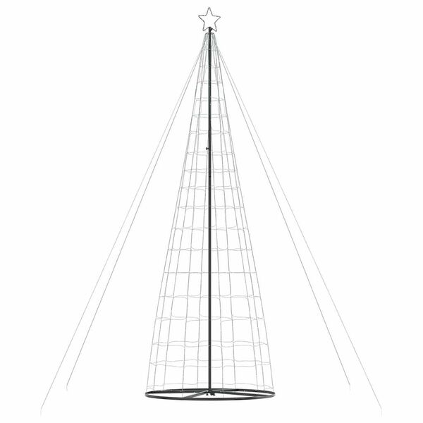 vidaXL Sapin de No&euml;l &agrave; LED 1534 LED blanc chaud 500 cm