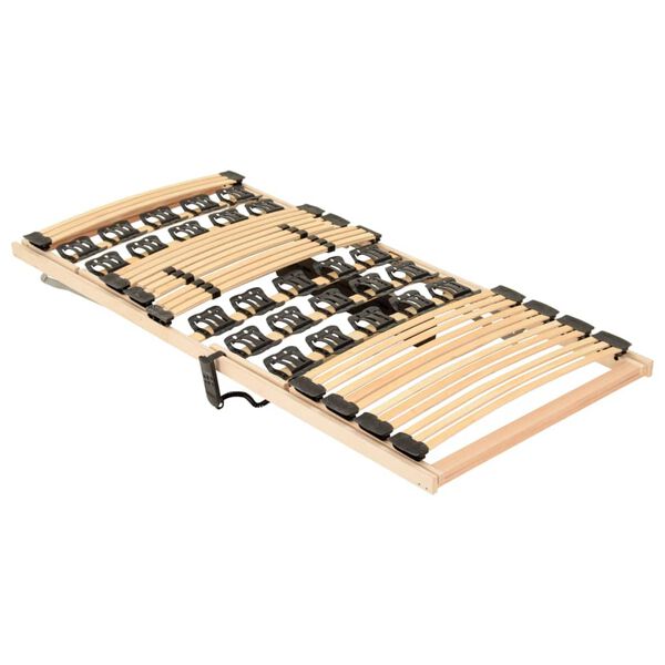 vidaXL Cadre de lit &agrave; moteur &eacute;lectrique t&ecirc;te et pied r&eacute;glable 90x200cm