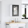 vidaXL Armoire murale de cuisine avec porte en verre Kalmar noir
