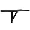 vidaXL Table murale pliable Noir 100x60x56 cm Bois d'ing&eacute;nierie