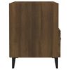 vidaXL Tables de chevet 2 pcs Ch&ecirc;ne marron Bois d'ing&eacute;nierie