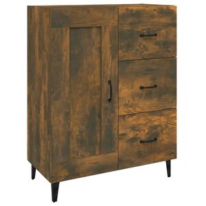 vidaXL Buffet Ch&ecirc;ne fum&eacute; 69,5x34x90 cm Bois d'ing&eacute;nierie