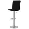 vidaXL Tabouret de bar Noir Tissu