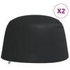 vidaXL Housses de chaise &oelig;uf suspendues 2 pcs &Oslash; 190x115 cm 420D