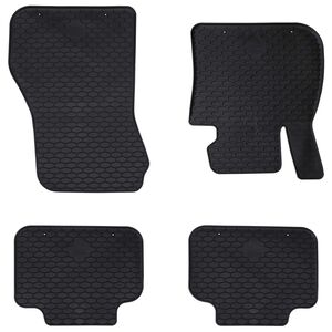 vidaXL Tapis de voiture 4 pc adapt&eacute; pour BMW 1er 2017- Caoutchouc