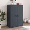 vidaXL Poign&eacute;es de Cabinet Anthracite 85 x 45 mm M&eacute;tал
