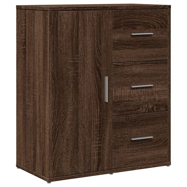 vidaXL Buffet ch&ecirc;ne marron 60x31x70 cm bois d'ing&eacute;nierie
