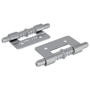 vidaXL Serrure 2 pcs Argent&eacute; 46 x 17 x 1,2 mm Acier