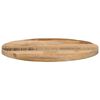 vidaXL Dessus de table &Oslash; 50x2,5 cm rond bois massif de manguier brut