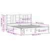 vidaXL Cadre de lit sans matelas 180x200 cm bois massif