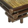 vidaXL Cadre de lit sans matelas marron fonc&eacute; bambou 160x200 cm