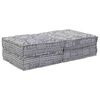 vidaXL Canapé modulaire 2 pcs Gris clair 140 x 70 x 36 cm tissu