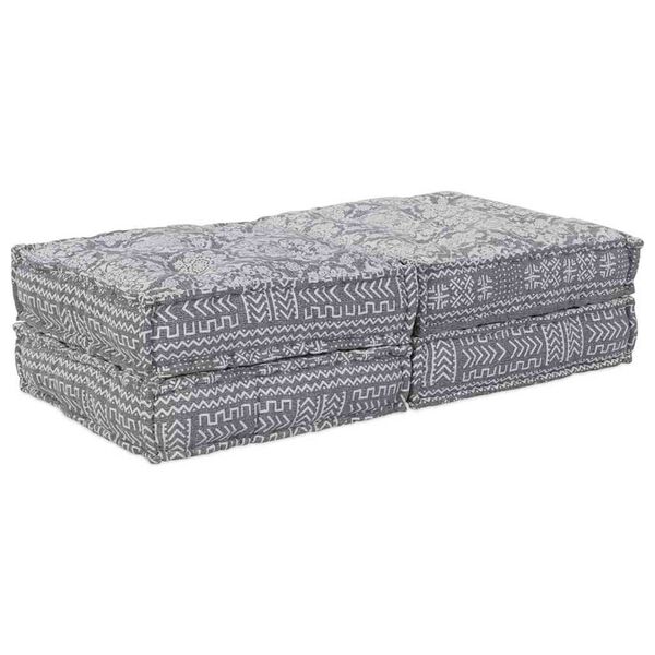 vidaXL Canapé modulaire 2 pcs Gris clair 140 x 70 x 36 cm tissu