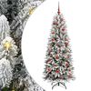 vidaXL Sapin de No&euml;l artificiel Blanc 150 cm