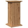 vidaXL Pi&eacute;destal avec rangement ch&ecirc;ne artisanal bois d'ing&eacute;nierie